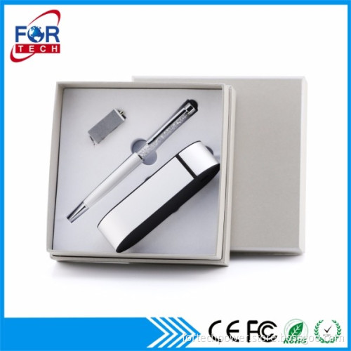 Unique Thank You Holiday Gift Business Giveaways Portable Lipstick Power Supply 2600mah & Pen with Custom Logo